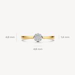 Blush Diamonds – Bague – Solitaire – vue 3