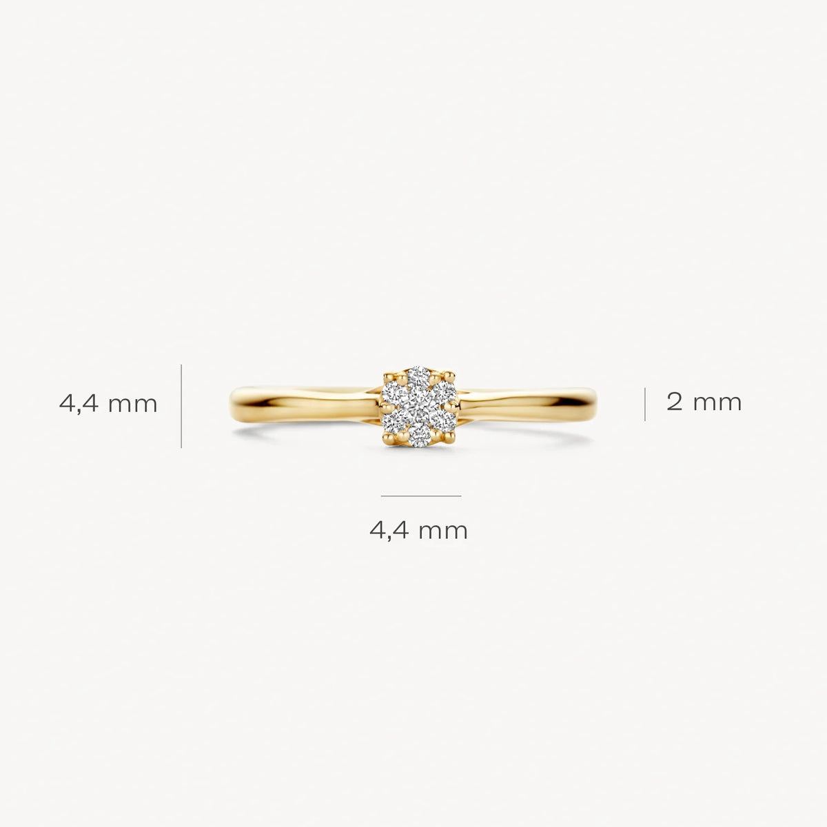 Blush Diamonds – Bague – Solitaire – vue 3