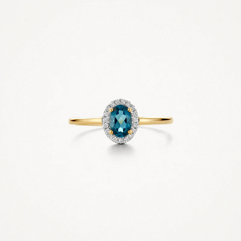 Blush Diamonds – Bague – Topaze & Diamants – vue 3