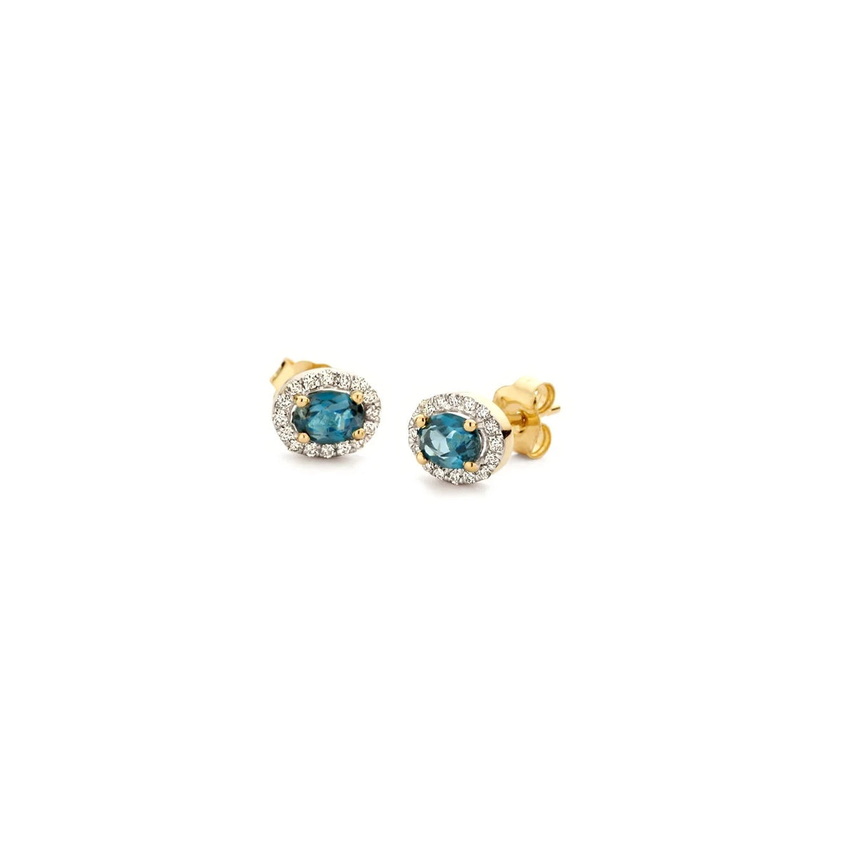 Blush Diamonds – Boucles d'oreilles – Diamants & Topazes London