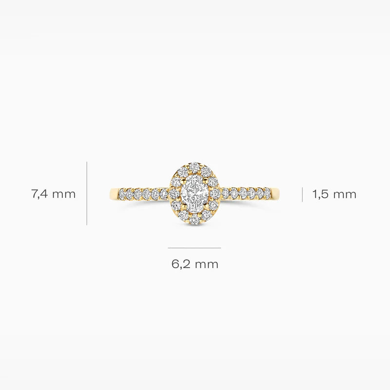 Blush Lab Diamonds – Bague – vue 5