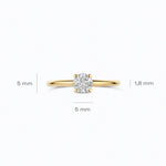 Blush Lab Diamonds – Bague – vue 3