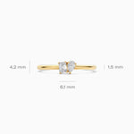 Blush Lab Diamonds – Bague – vue 4