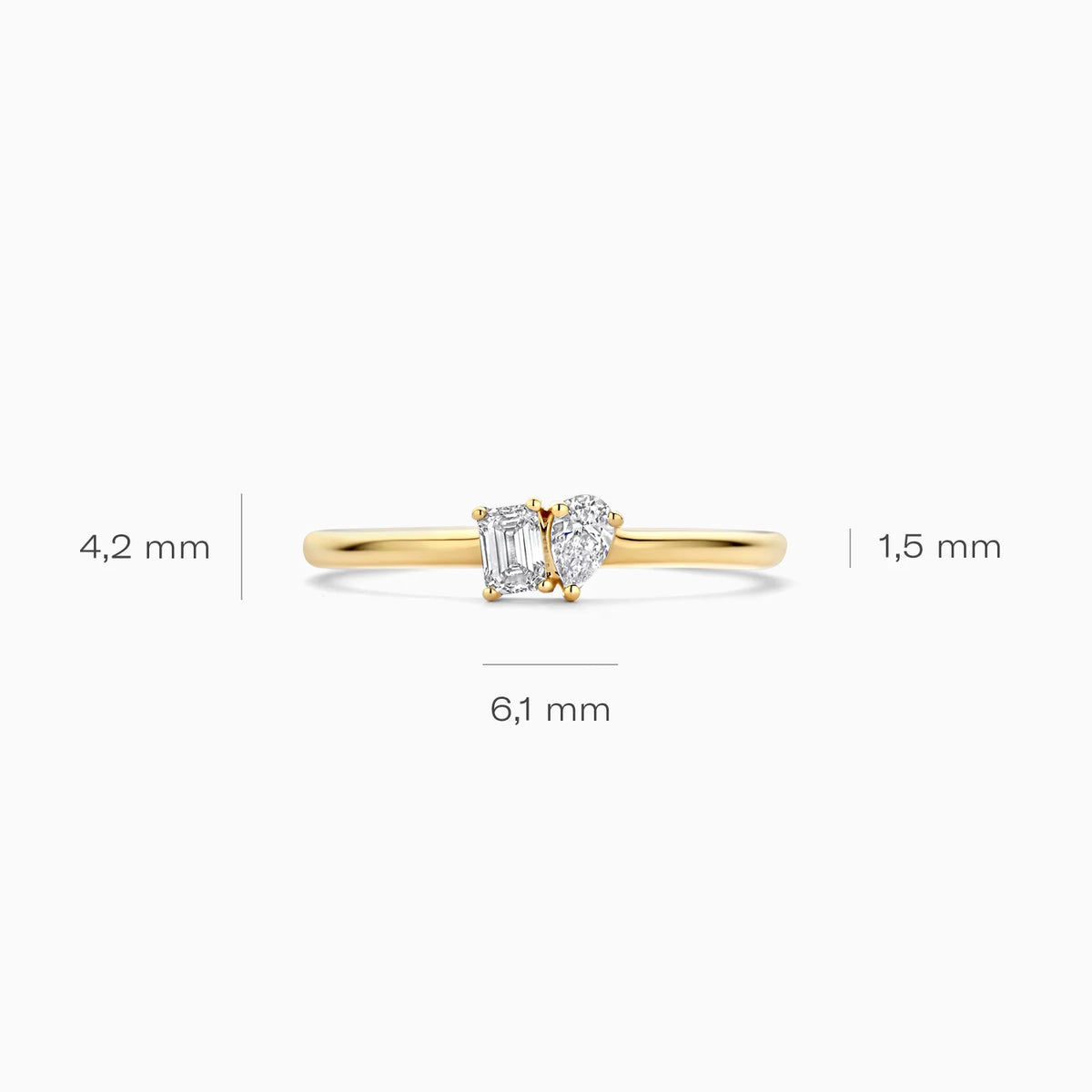 Blush Lab Diamonds – Bague – vue 4