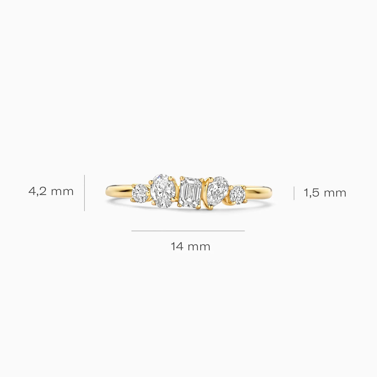 Blush Lab Diamonds – Bague – vue 4