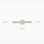Blush Lab Diamonds – Bague – Solitaire – vue 2