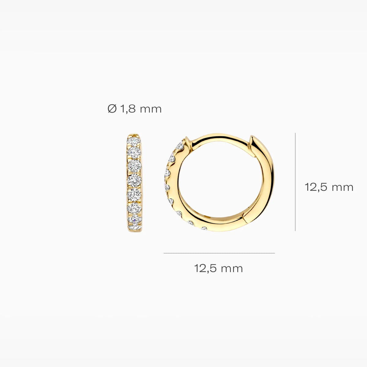 Blush Lab Diamonds – Boucles d'oreilles – vue 5