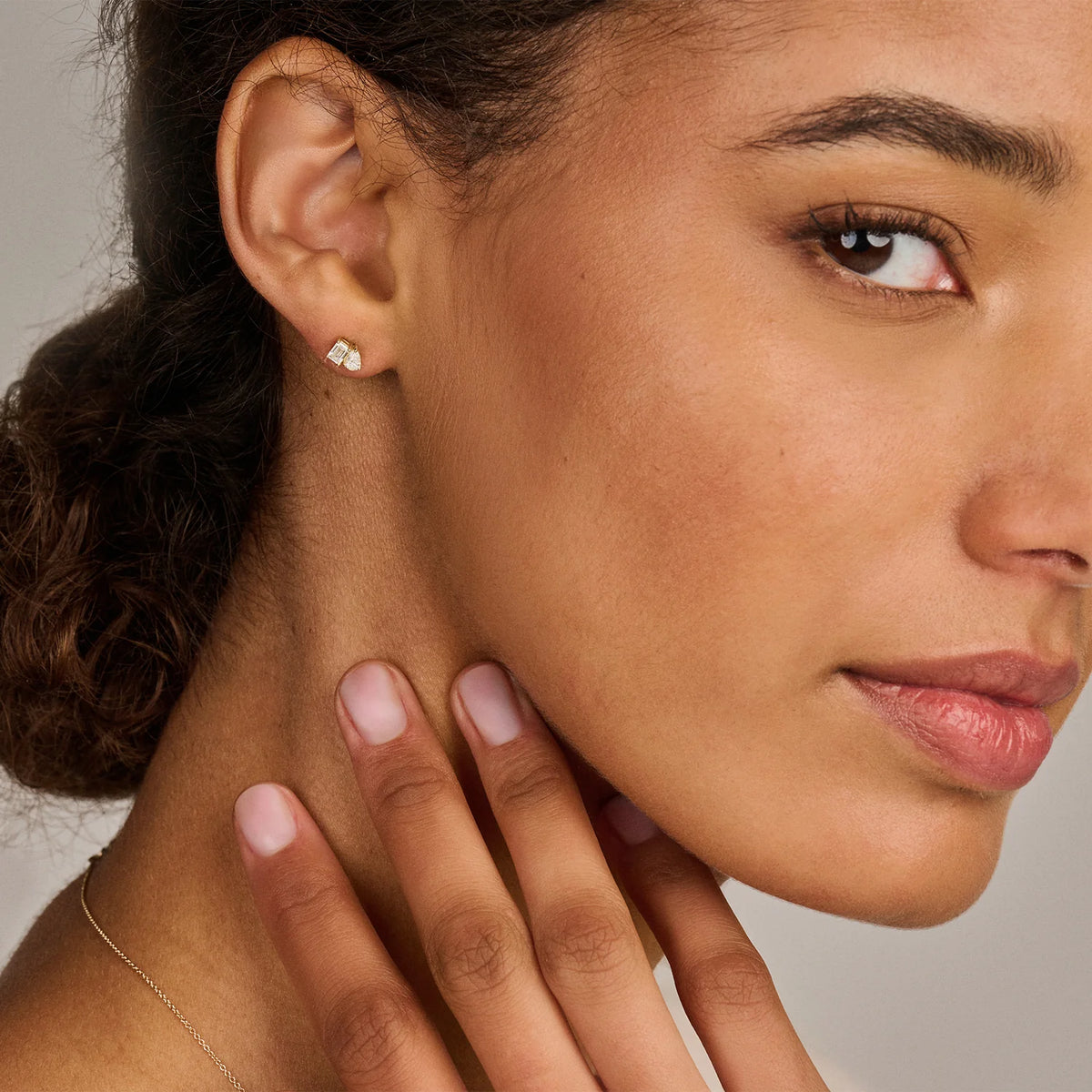 Blush Lab Diamonds – Boucles d'oreilles – vue 4
