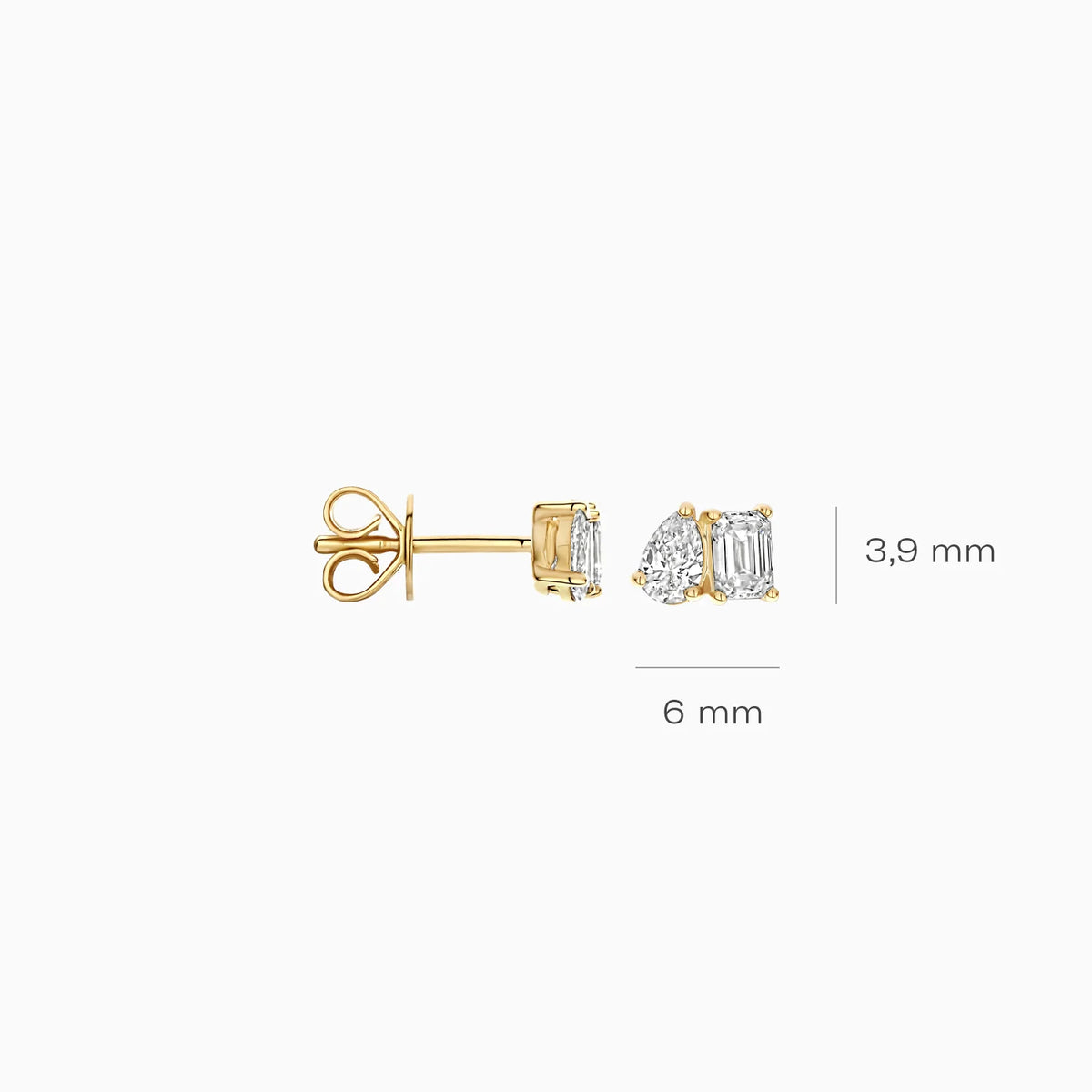 Blush Lab Diamonds – Boucles d'oreilles – vue 5