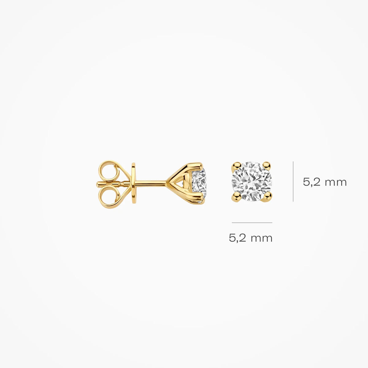 Blush Lab Diamonds – Boucles d'oreilles – Solitaires – vue 5
