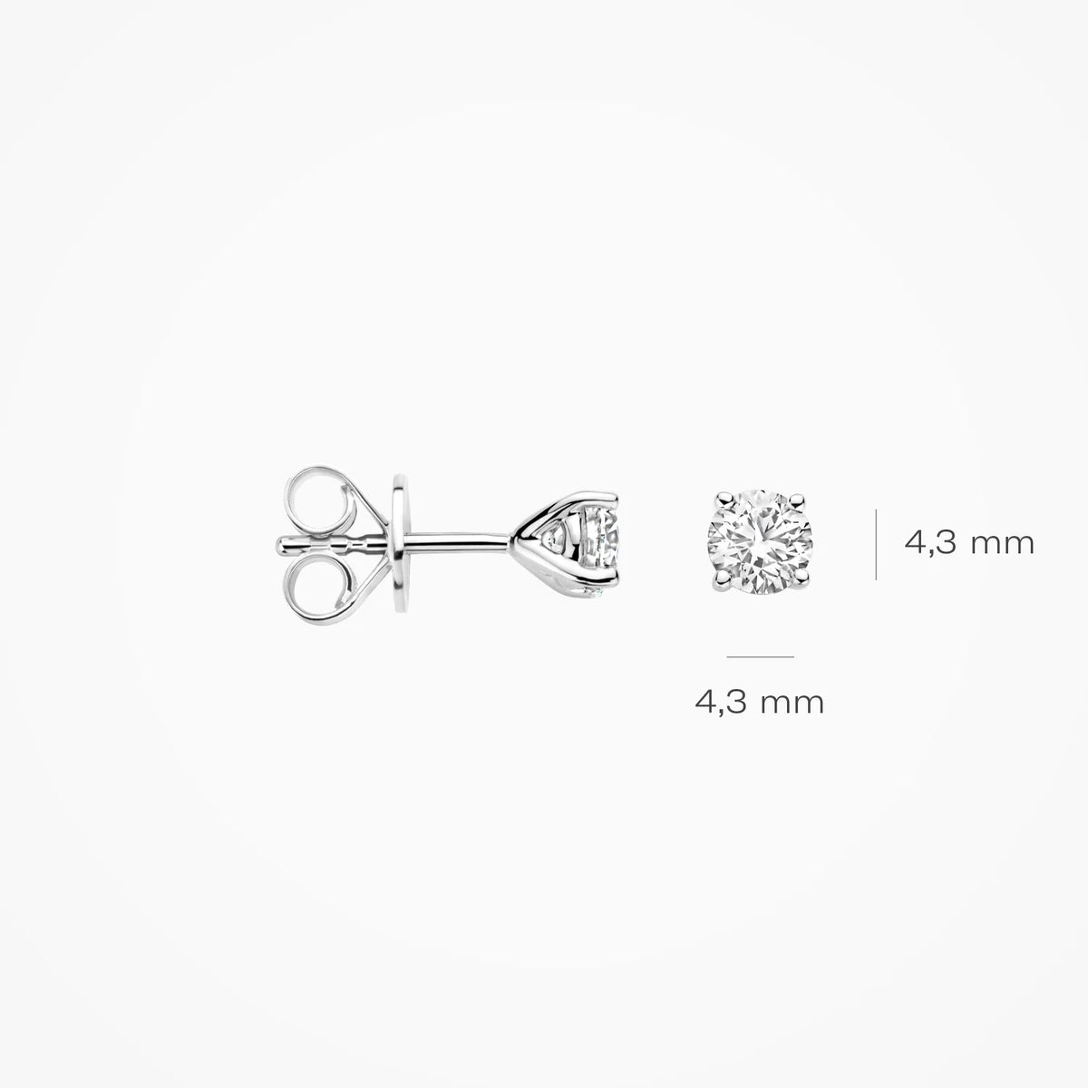 Blush Lab Diamonds – Boucles d'oreilles – Solitaires – vue 4