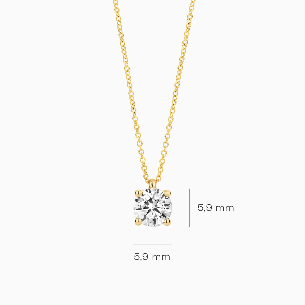 Blush Lab Diamonds – Collier – vue 4