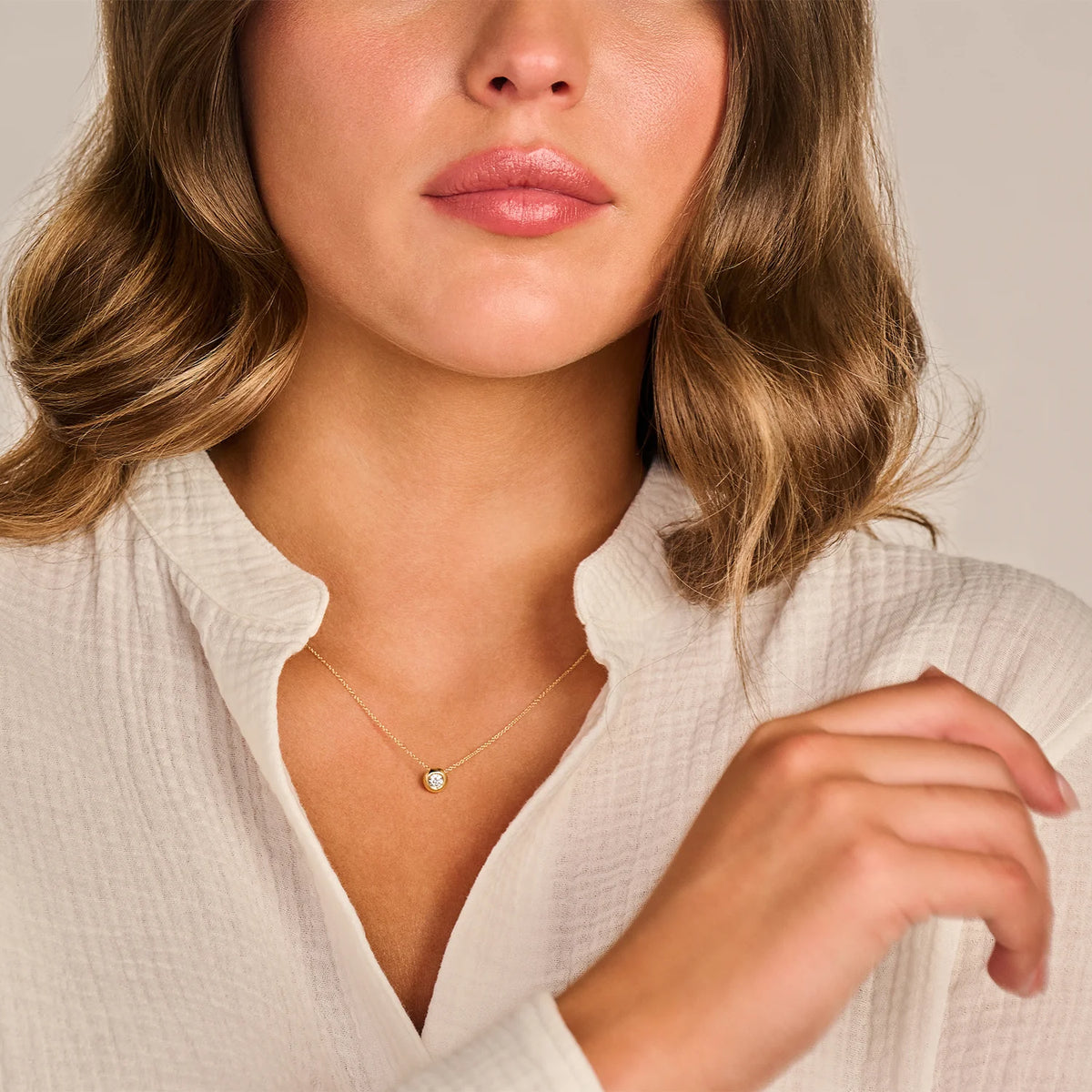 Blush Lab Diamonds – Collier – vue 2