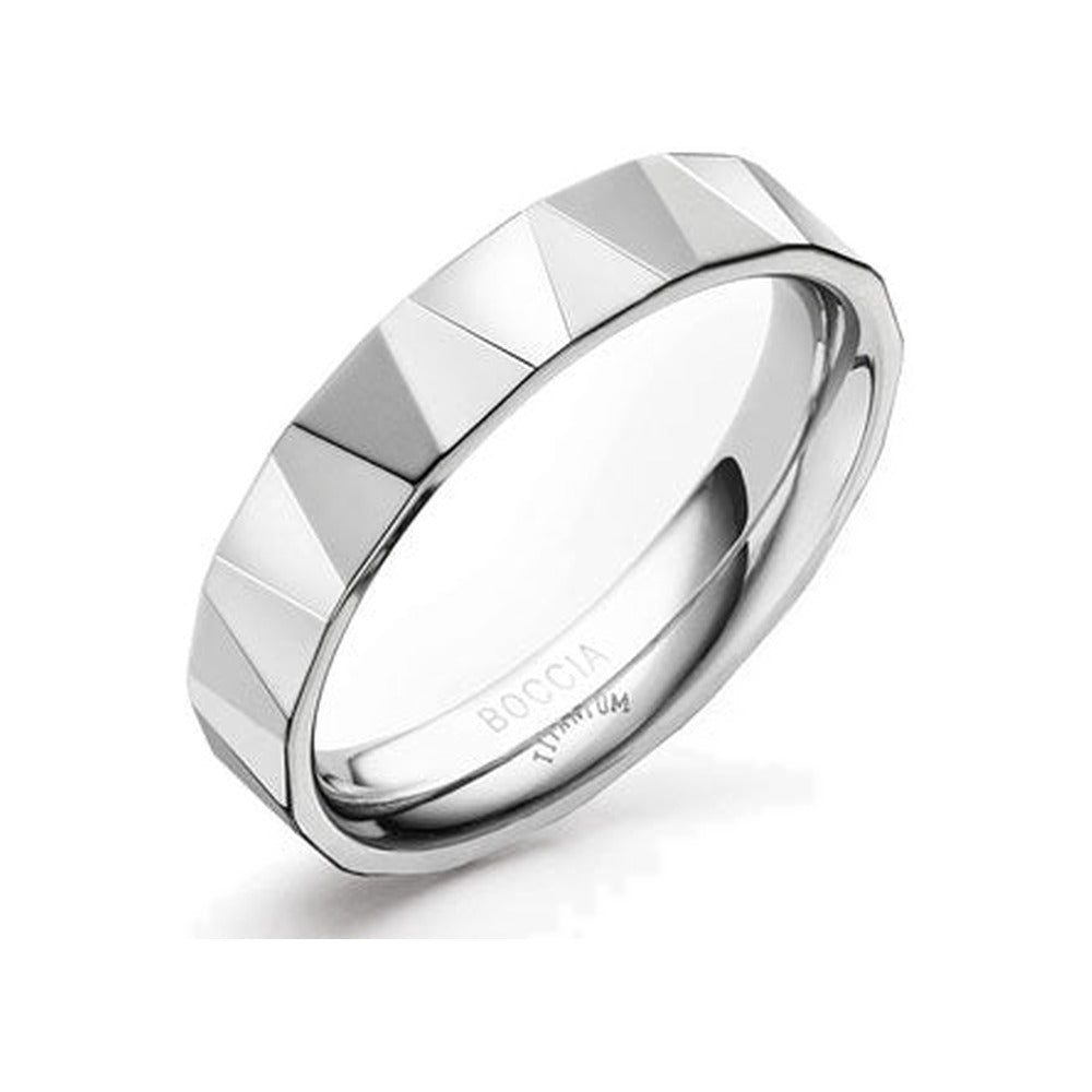 Boccia – Bague Homme – Titane