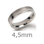 Boccia – Bague – Titane