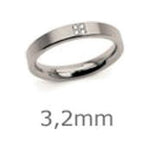 Boccia – Bague – Titane & Diamants
