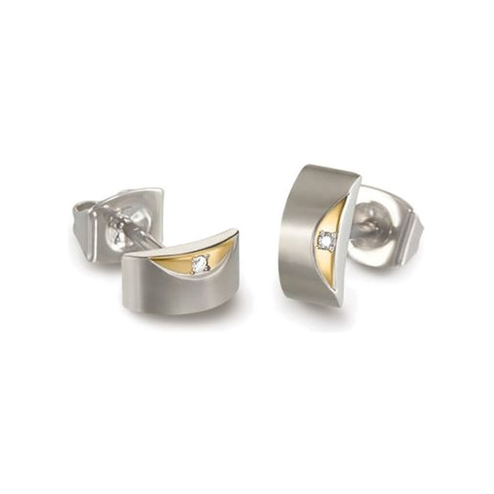 Boccia – Boucles D'oreilles – Titane & diamants