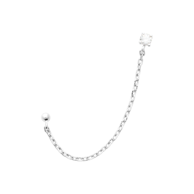 Mono boucle d'oreille – Argent