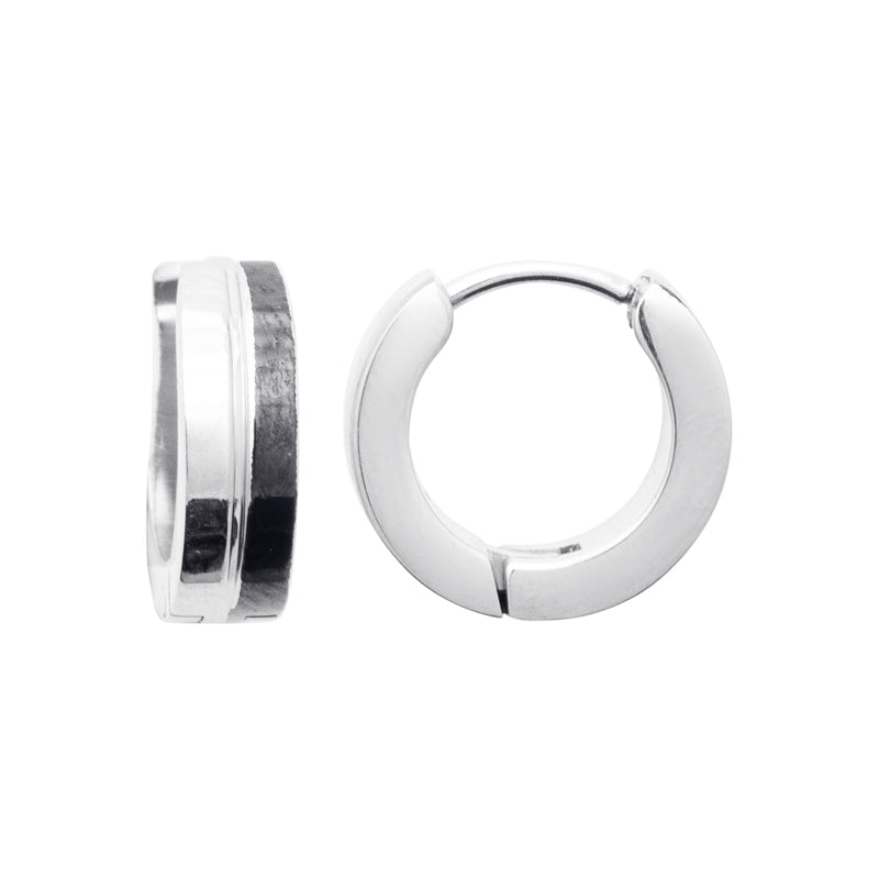 Boucles d'oreilles – Acier – vue 2