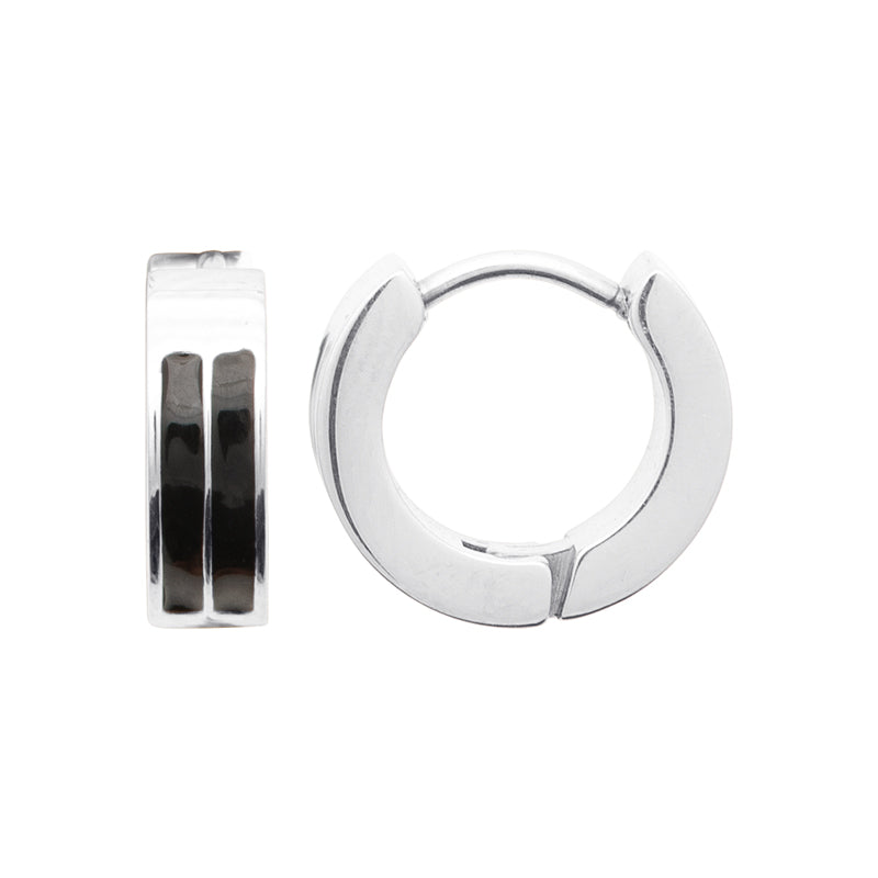 Boucles d'oreilles – Acier – vue 2