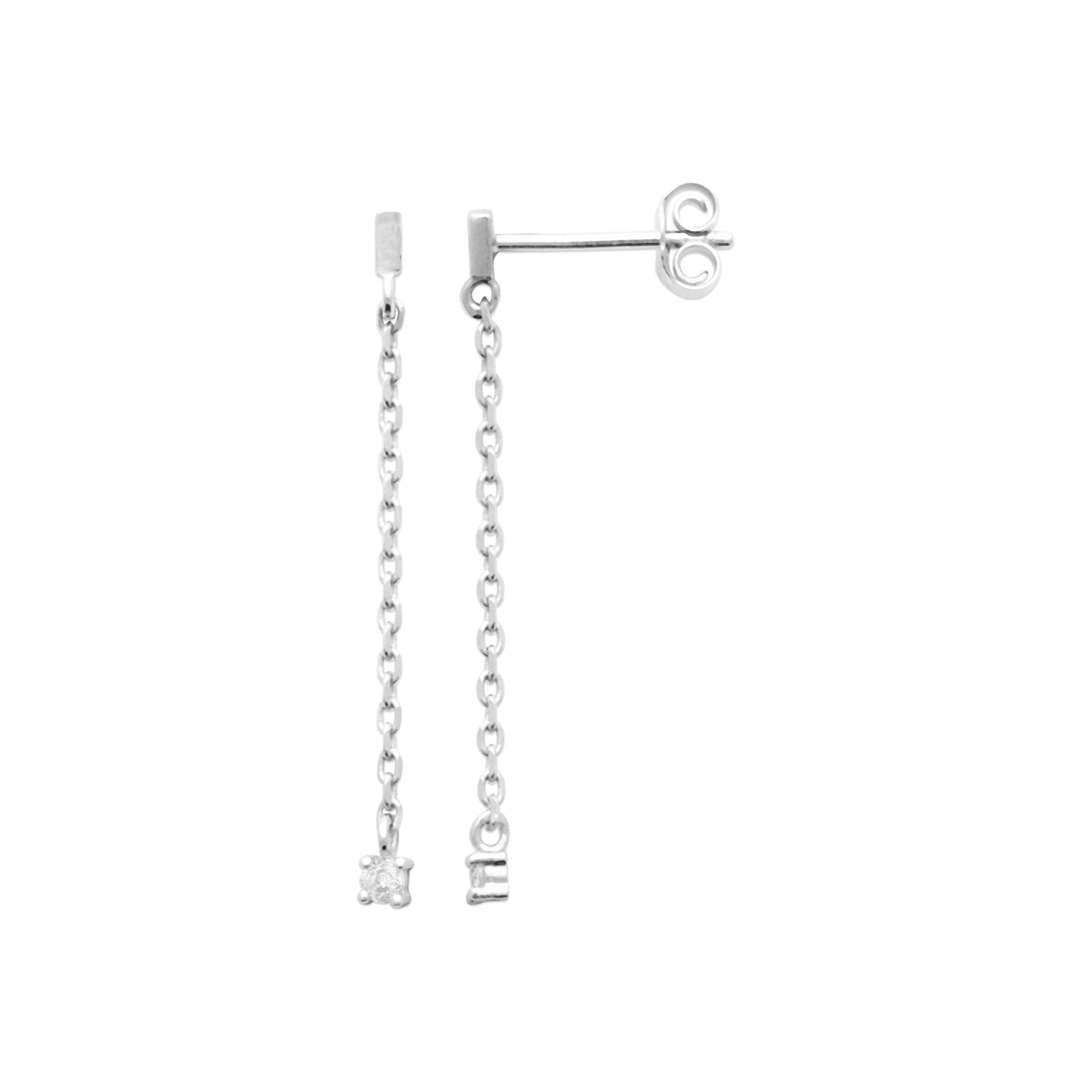 Boucles d'oreilles – Argent – vue 3