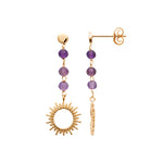 Boucles d'oreilles – Plaqué or – vue 2