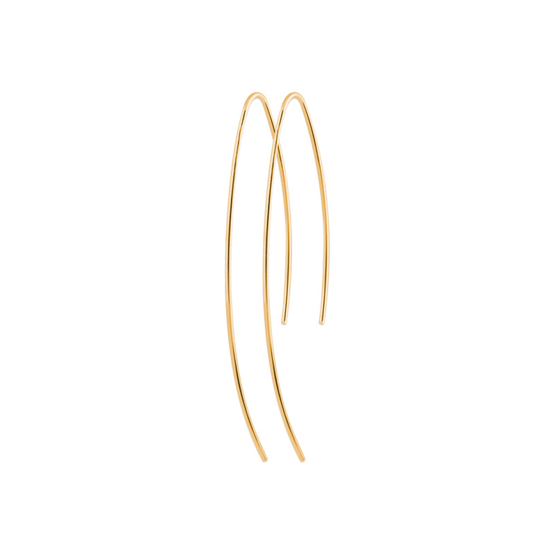 Boucles d'oreilles – Plaqué or – vue 2