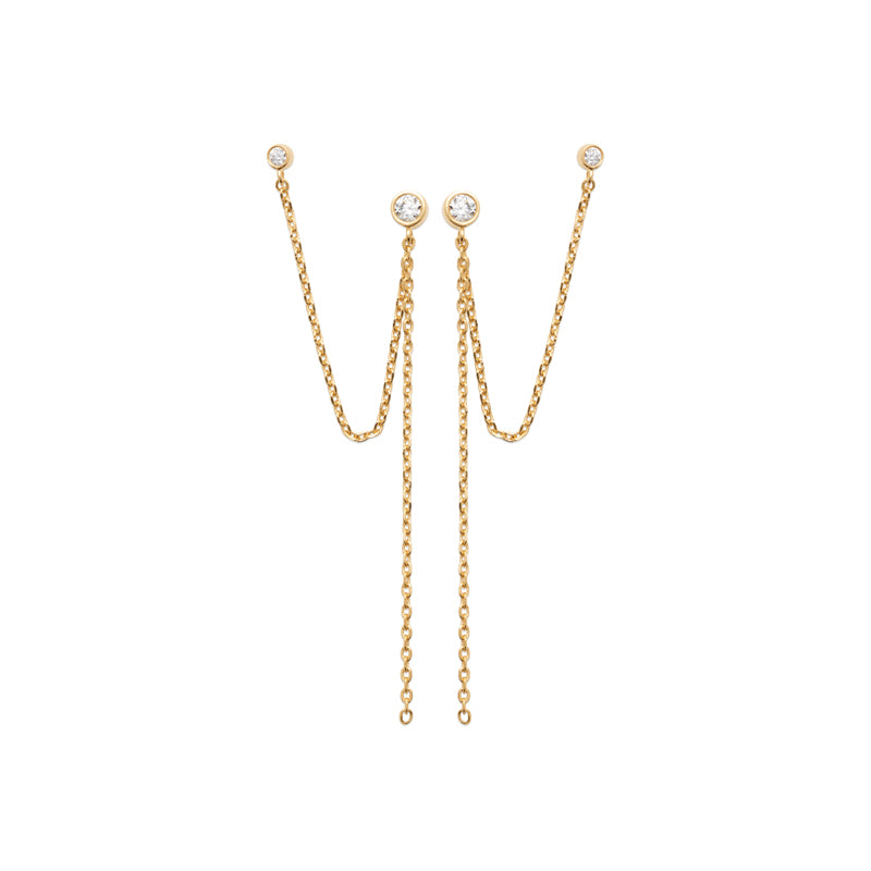Boucles d'oreilles – Plaqué or