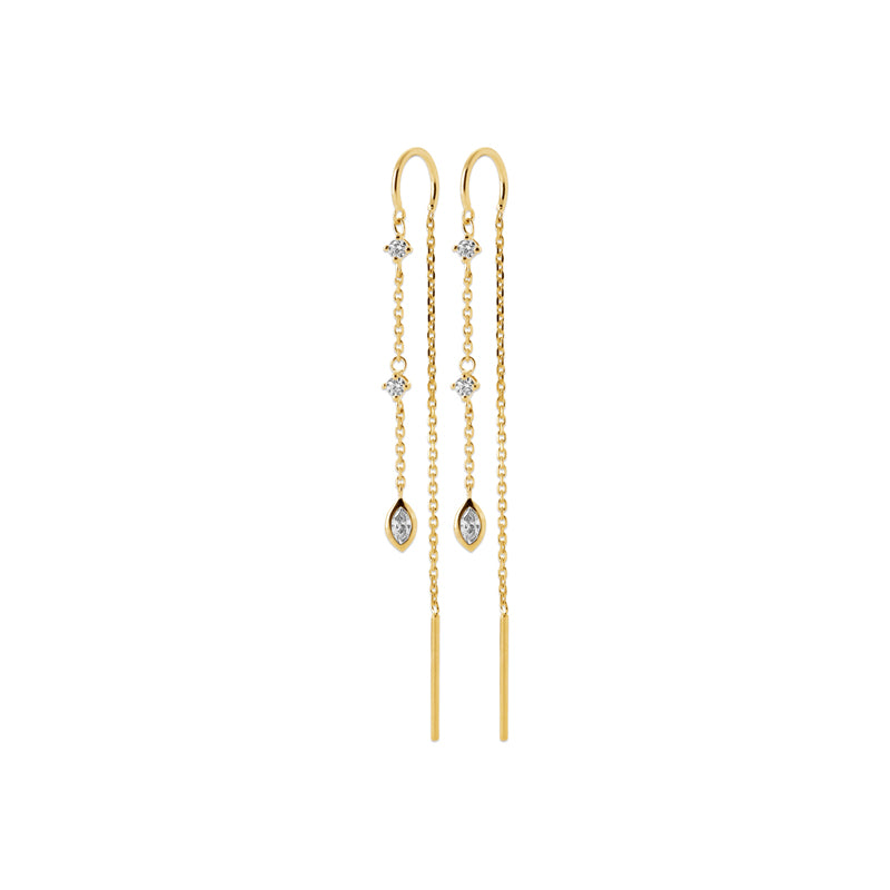 Boucles d'oreilles – Plaqué or