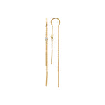 Boucles d'oreilles – Plaqué or – vue 2