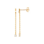 Boucles d'oreilles – Plaqué or – vue 2