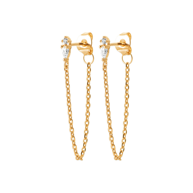 Boucles d'oreilles – Plaqué or
