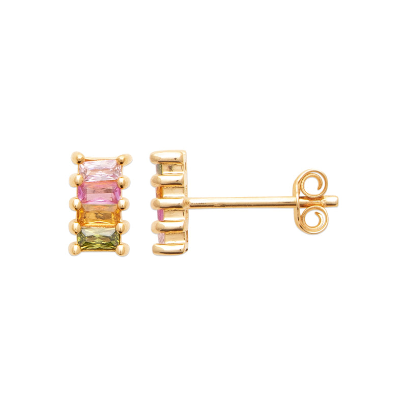 Boucles d'oreilles – Plaqué or – vue 3