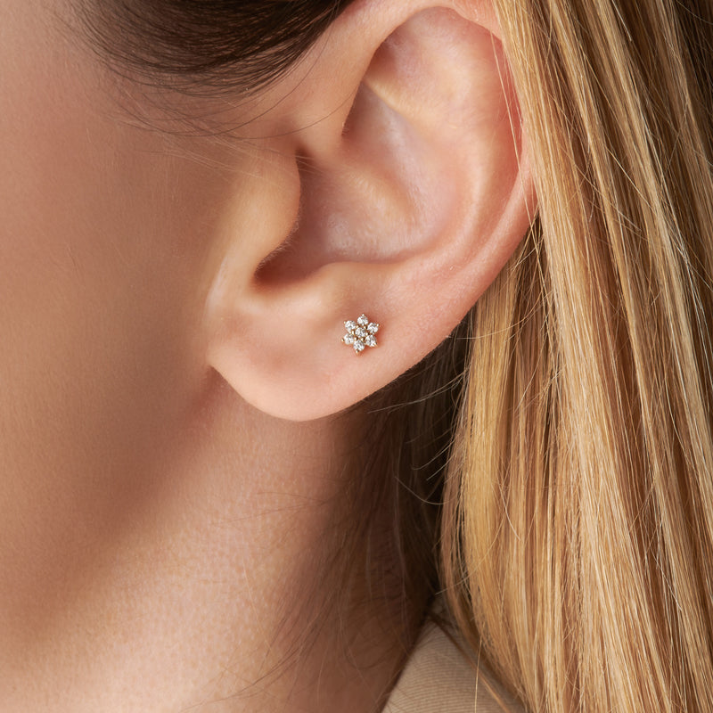 Boucles d'oreilles – Plaqué or – vue 2