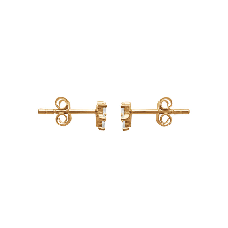 Boucles d'oreilles – Plaqué or – vue 3