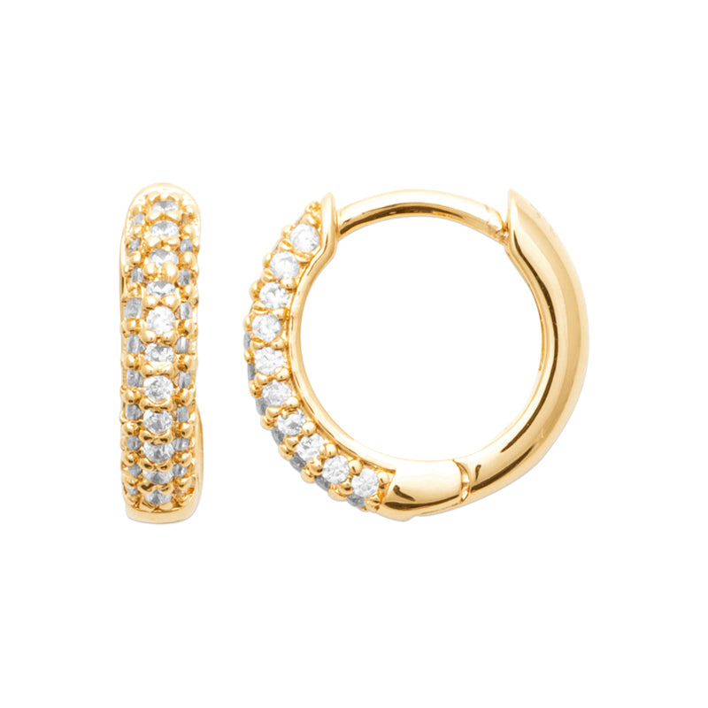 Boucles d'oreilles – Plaqué or – vue 3