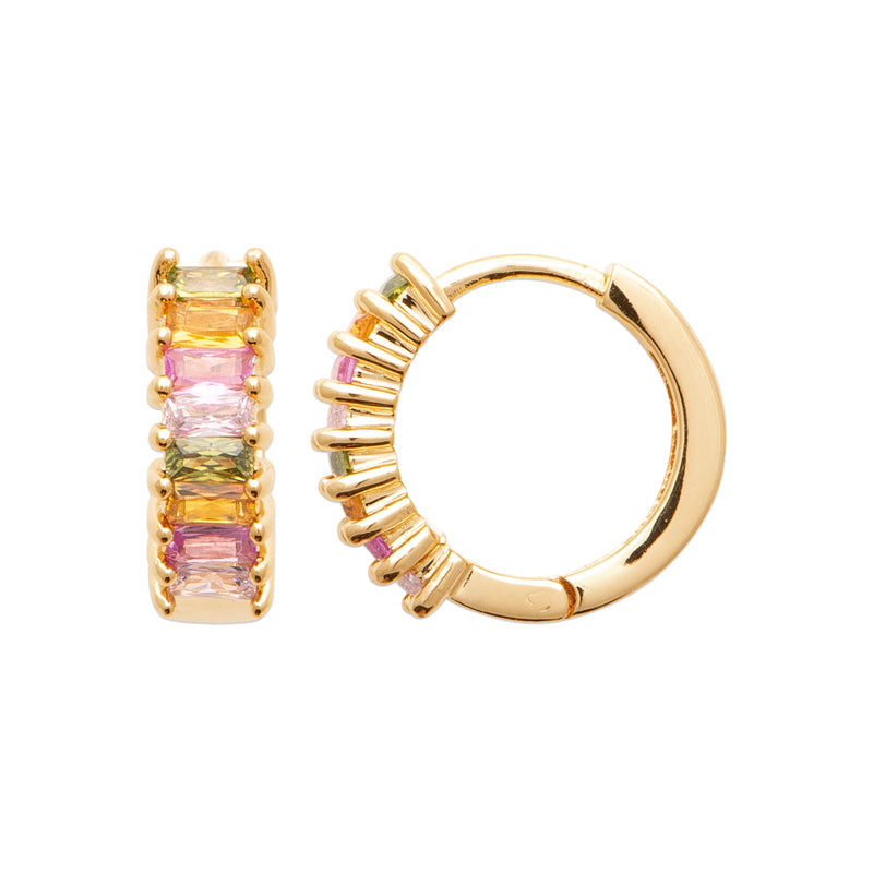 Boucles d'oreilles – Plaqué or – vue 3