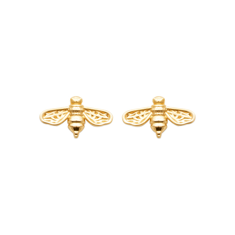 Boucles d'oreilles – Plaqué or – vue 2