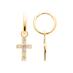Boucles d'oreilles – Plaqué or – vue 3