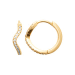 Boucles d'oreilles – Plaqué or – vue 3