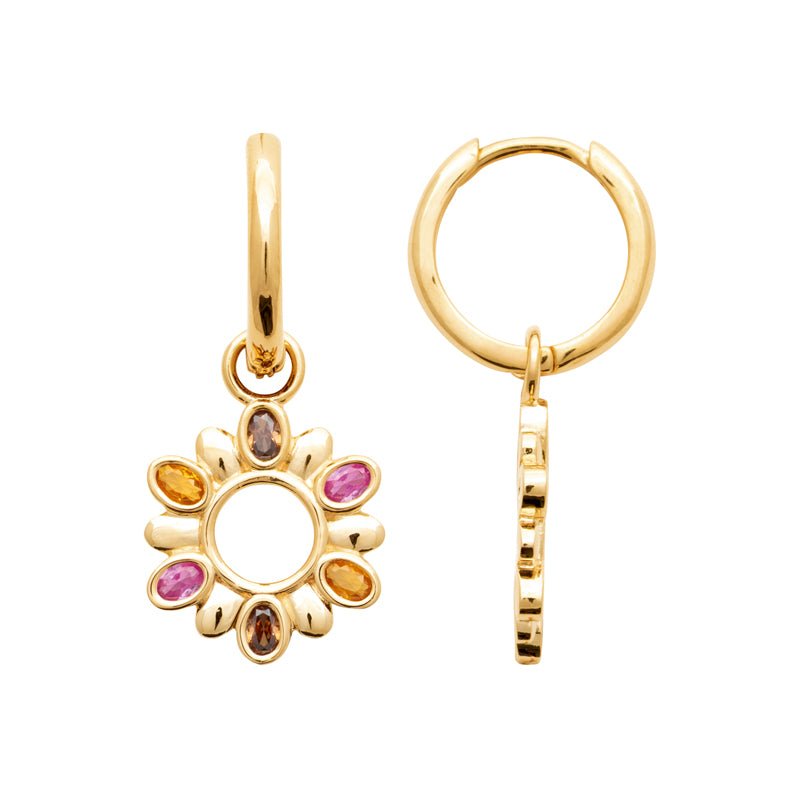 Boucles d'oreilles – Plaqué or – vue 2