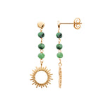 Boucles d'oreilles – Plaqué or – vue 2