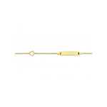 Pigou – Bracelet – Gourmette – Or jaune