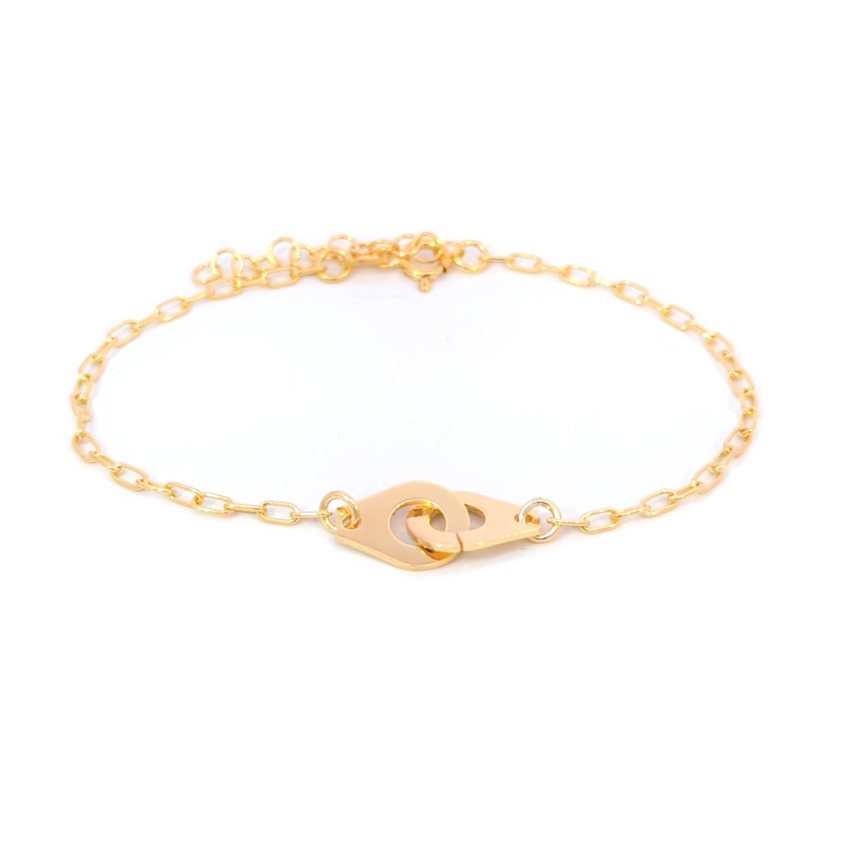 Bracelet – Plaqué Or – Menottes