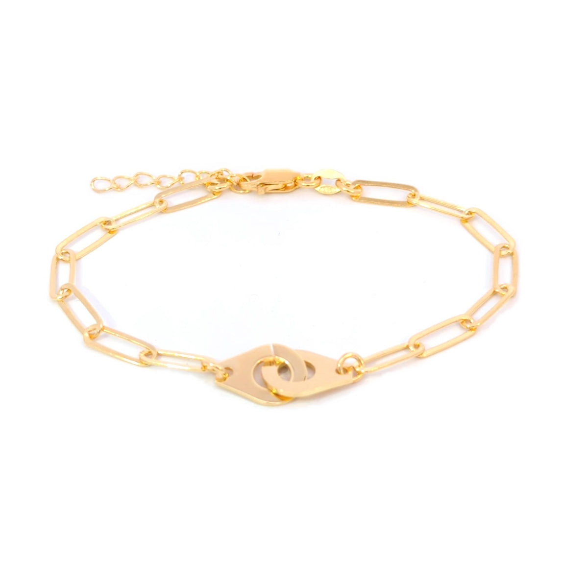 Bracelet – Plaqué Or – Menottes