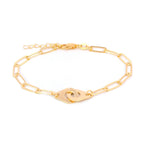 Bracelet – Plaqué Or – Menottes