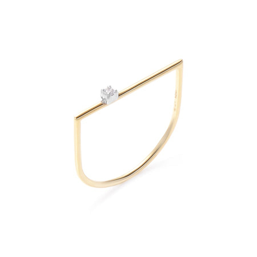 Caterina B – Bague – Or Jaune & Diamant