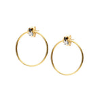 Caterina B – Boucles d'oreilles – Or Jaune & Diamants