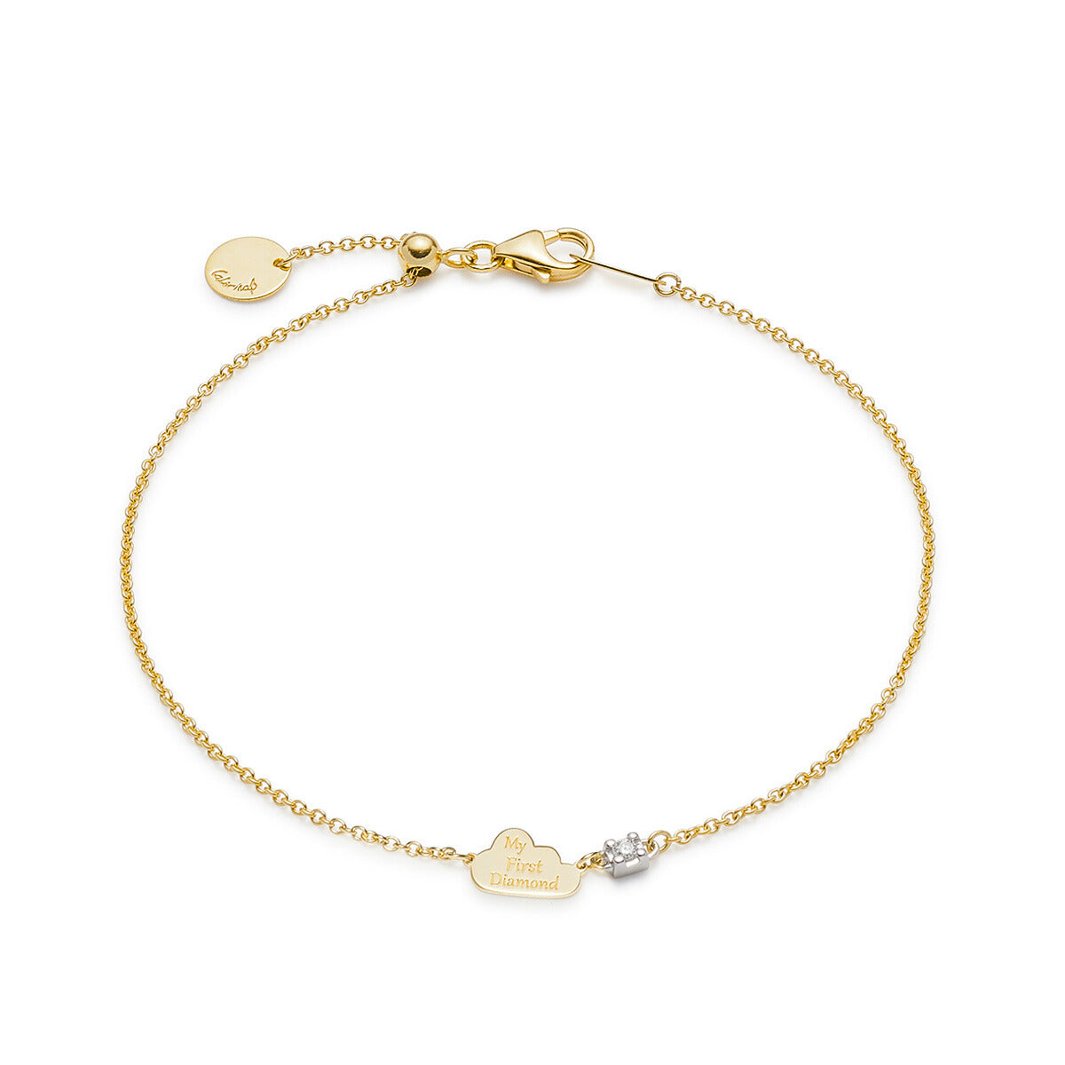 Caterina B – Bracelet – Or jaune & diamant