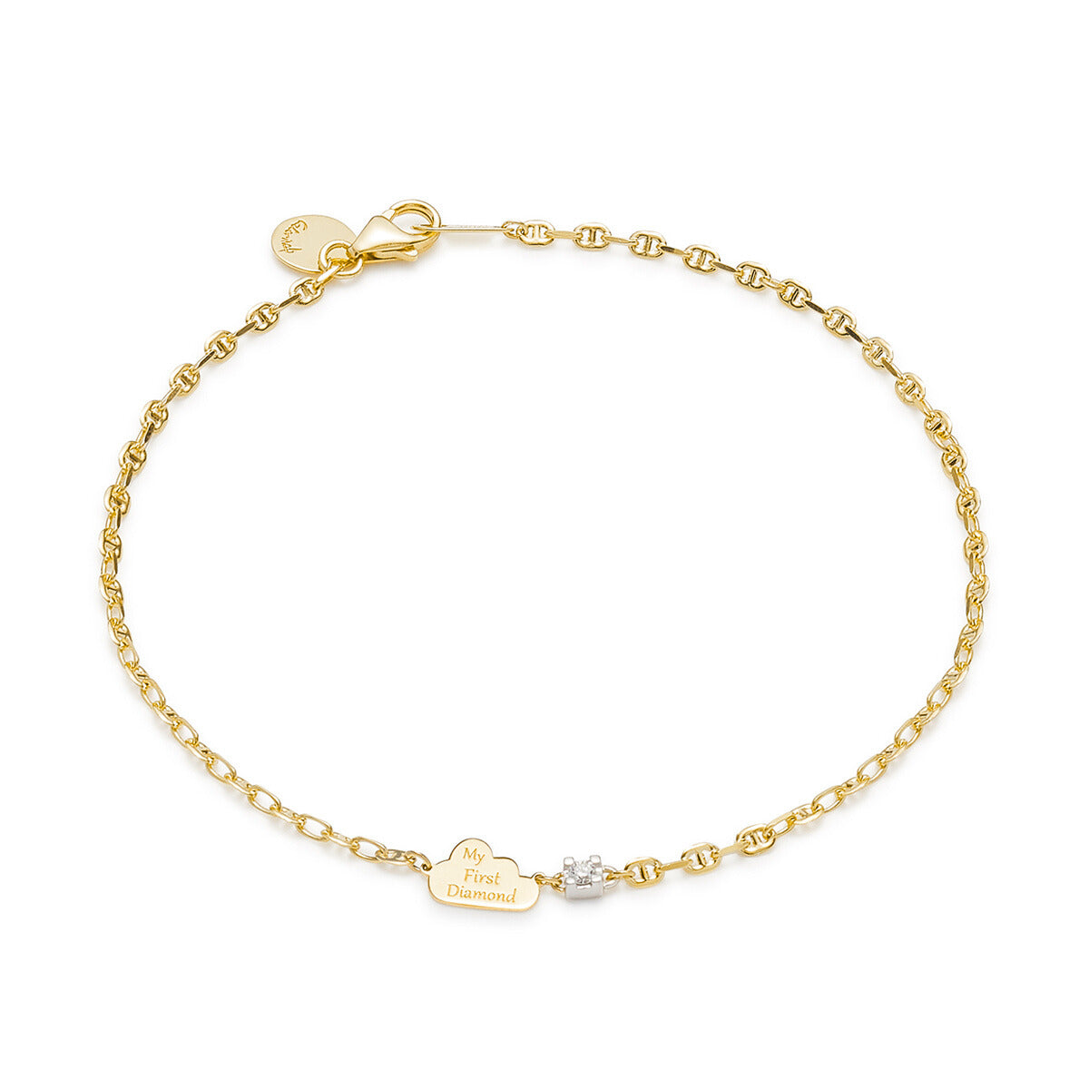 Caterina B – Bracelet – Or jaune & diamant
